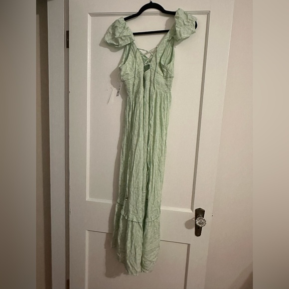 Large Green Maxi Dress - Picture 4 of 6